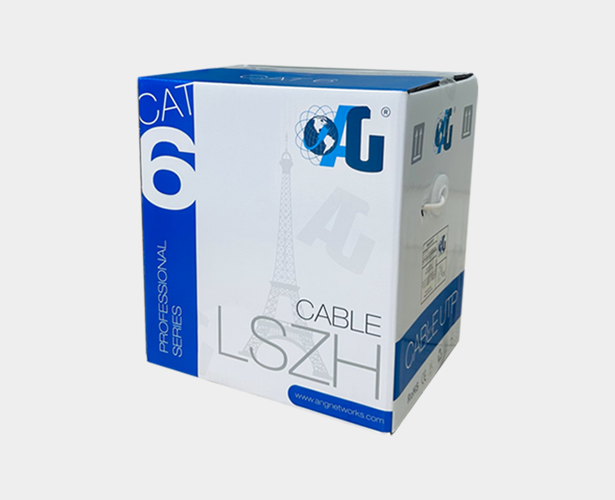 ネット　２３，５ｍ×９，２ｍ Cat6 Ethernet Solid Bulk Cable,1000ft, F/UTP, 23AWG, Blue
