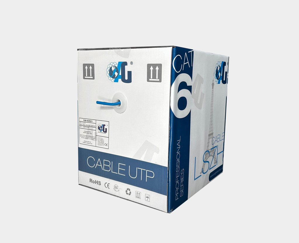 CAT 6 UTP 23 AWG Network Cable 305M LSZH - Blue - A&G Technologies